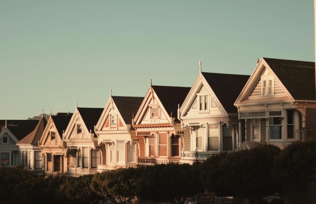 pexels photo 1797393 1797393 Sunlit Victorian houses known as the Painted Ladies in San Francisco, California.